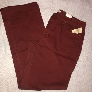 Coldwater Creek Natural Bootcut Jeans 18 Long NWT